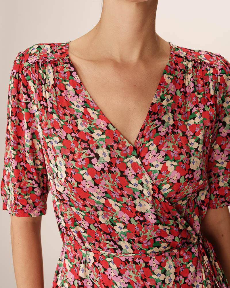 Grace & Mila ROBE LONGUE ROUGE PERLINE