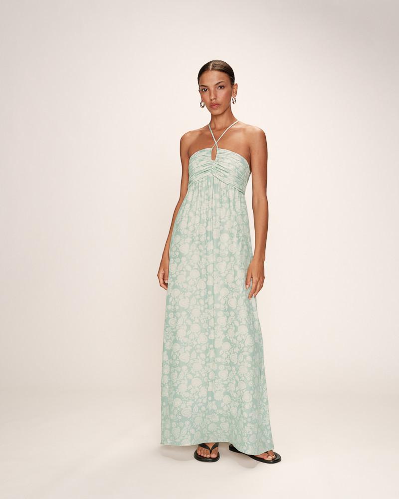 grace & mila ROBE LONGUE VERT REINE