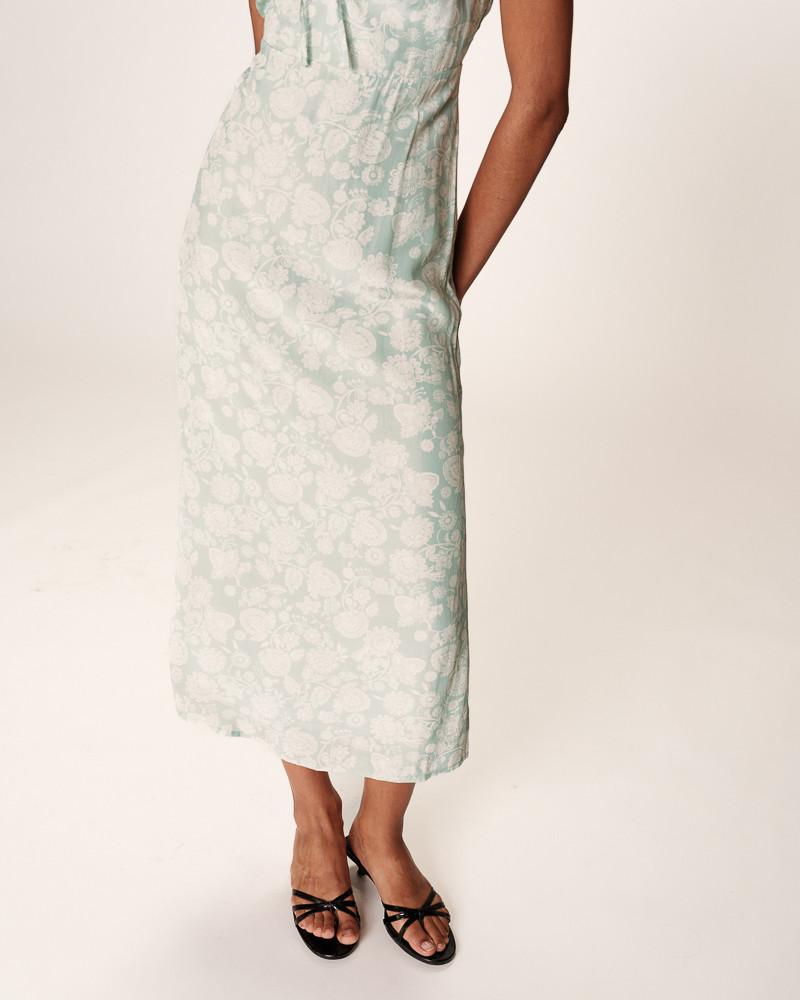 Grace & Mila ROBE LONGUE VERT RETINA