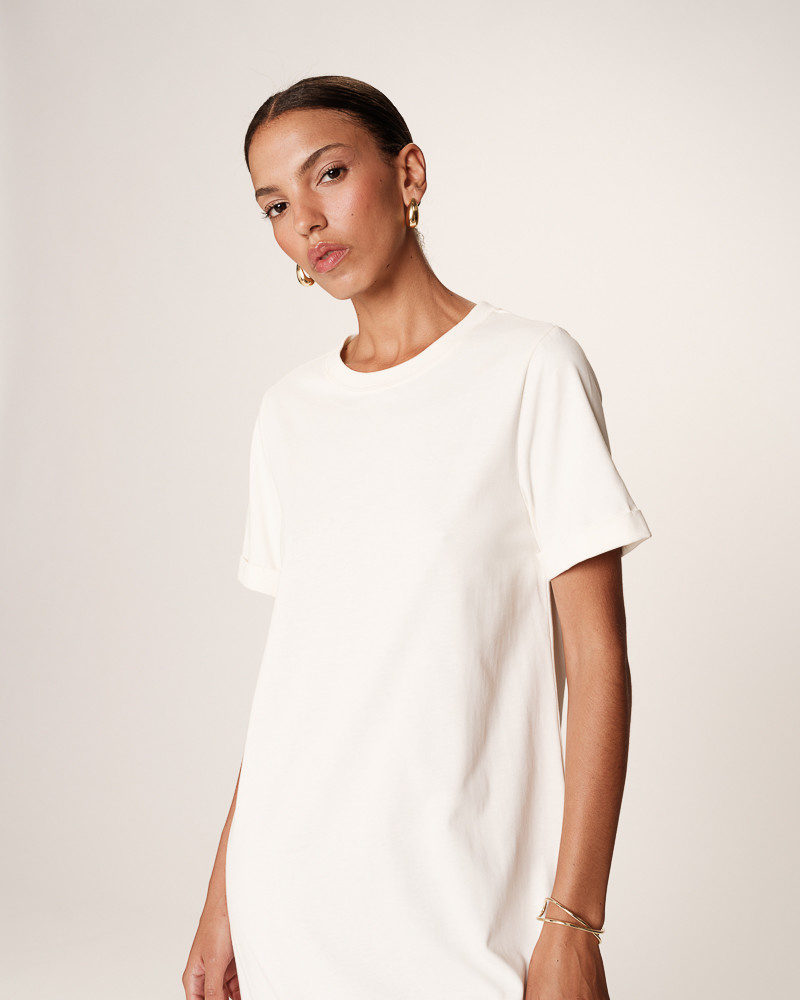 Grace & Mila ROBE MI-LONGUE ECRU ROSALIE
