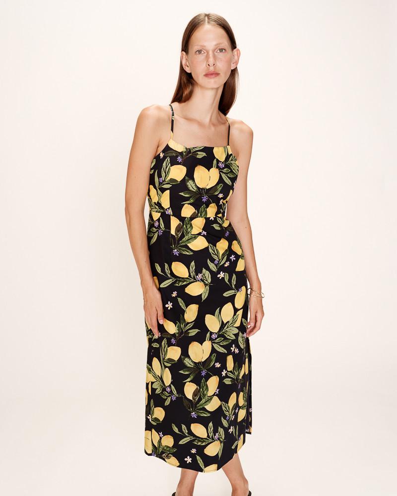 Grace & Mila ROBE MI-LONGUE NOIR REBECCA