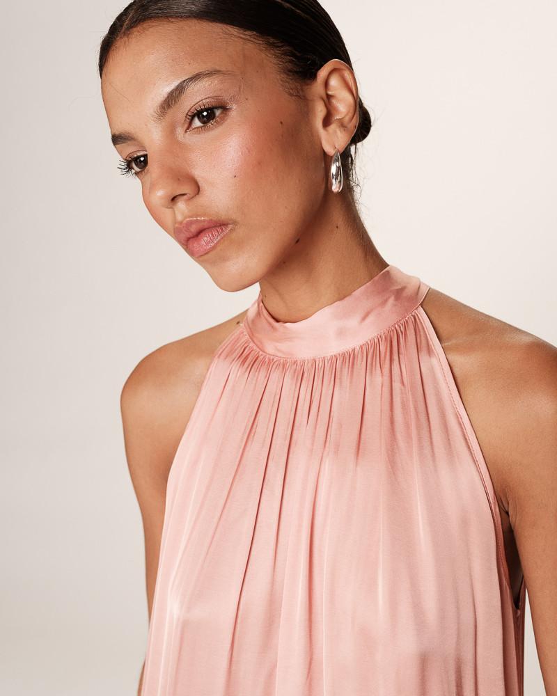 Grace & Mila ROBE MI-LONGUE ROSE ROSE