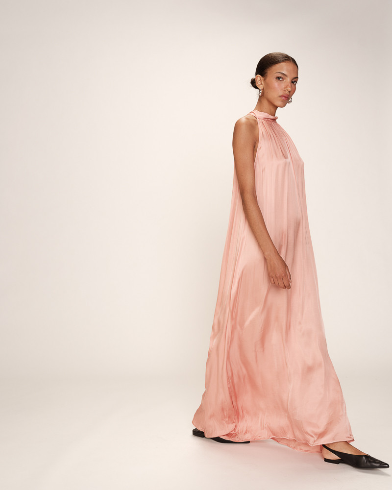 Grace & Mila ROBE MI-LONGUE ROSE ROSE