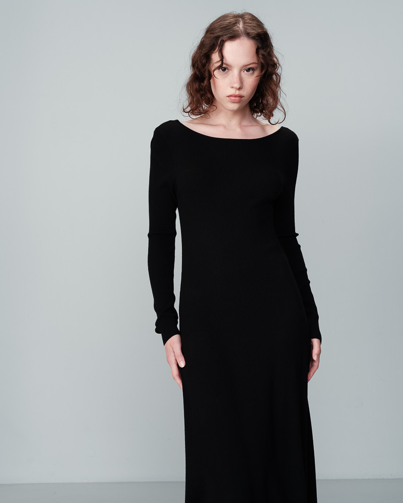 Grace & Mila ROBE NOIR NATHALIE