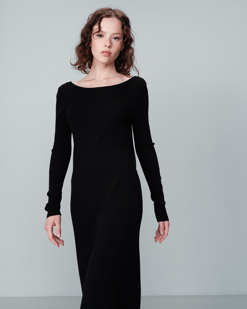 Grace & Mila ROBE NOIR NATHALIE