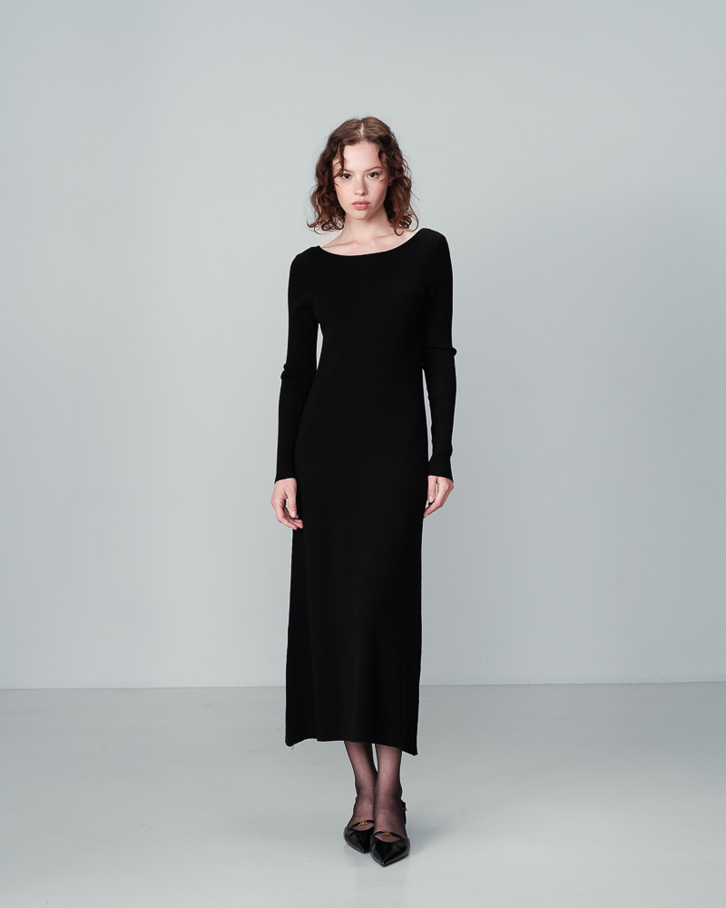 grace & mila ROBE NOIR NATHALIE