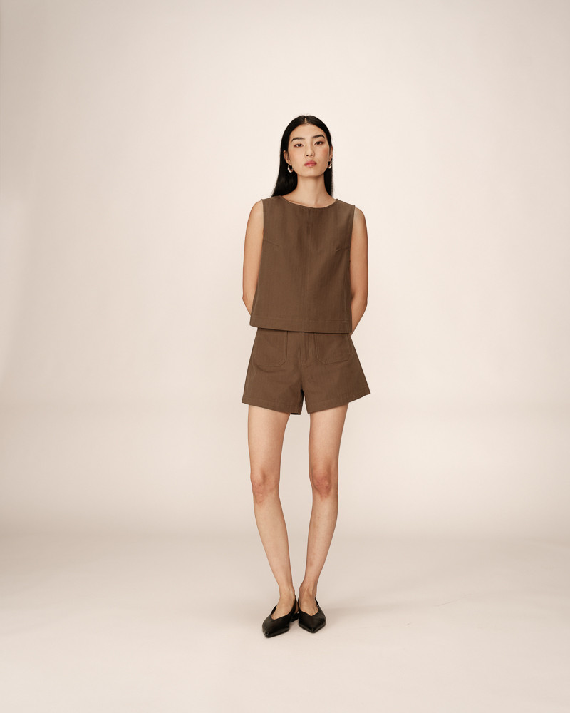 grace & mila SHORT KAKI PINO