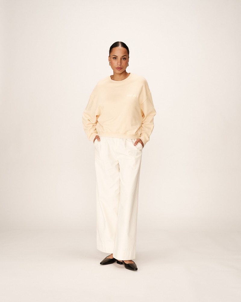 Grace & Mila SWEATSHIRT BEIGE POSITIVE