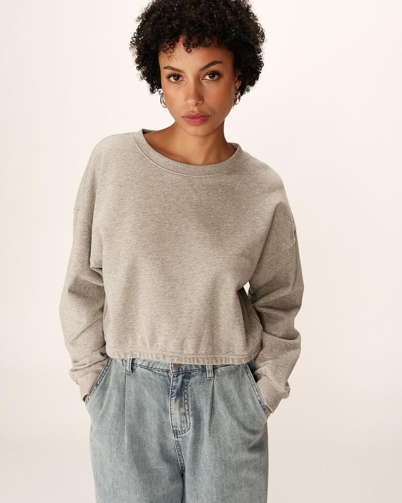 grace & mila SWEATSHIRT GRIS PODIUM