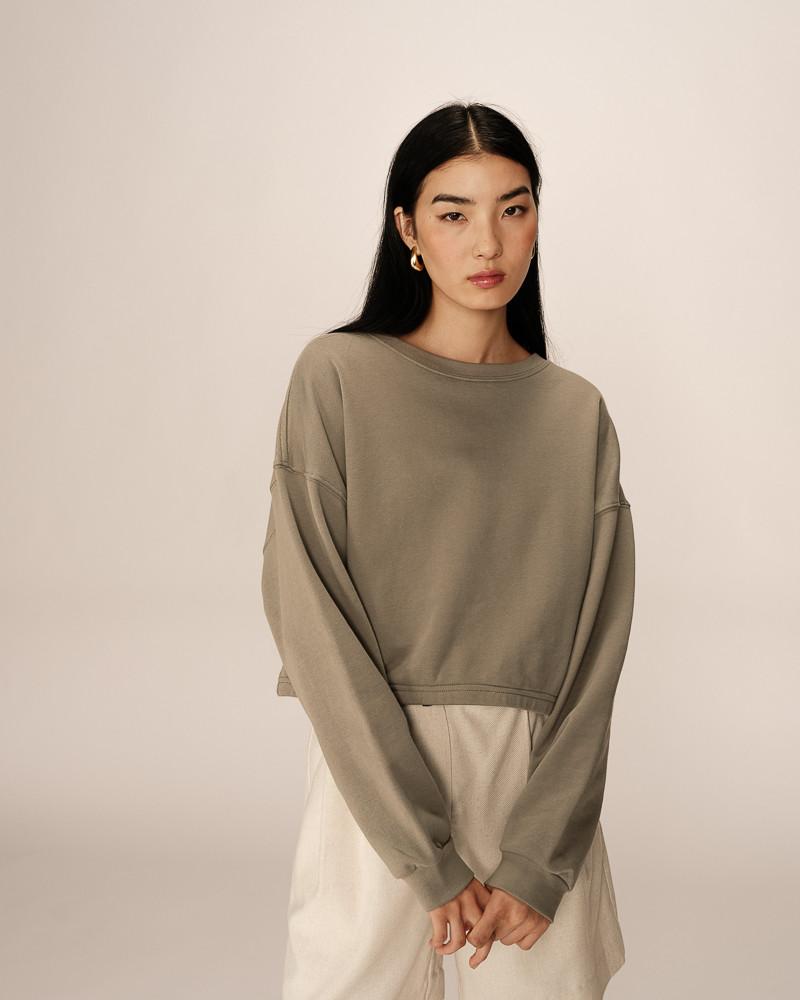 Grace & Mila SWEATSHIRT VERT PODIUM