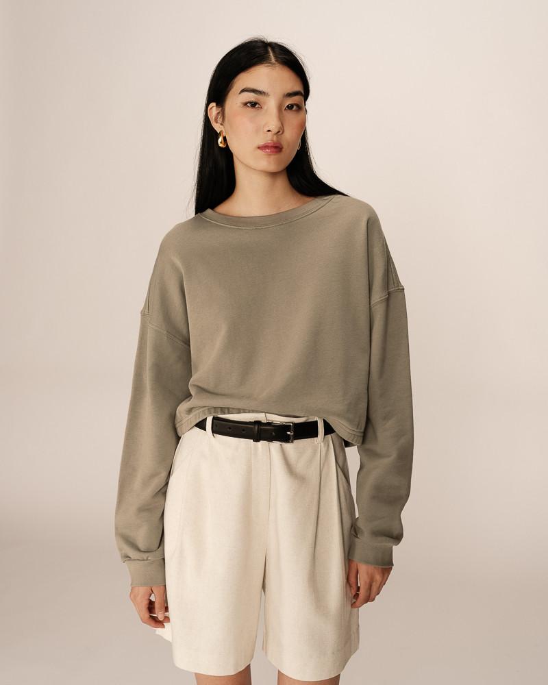 grace & mila SWEATSHIRT VERT PODIUM