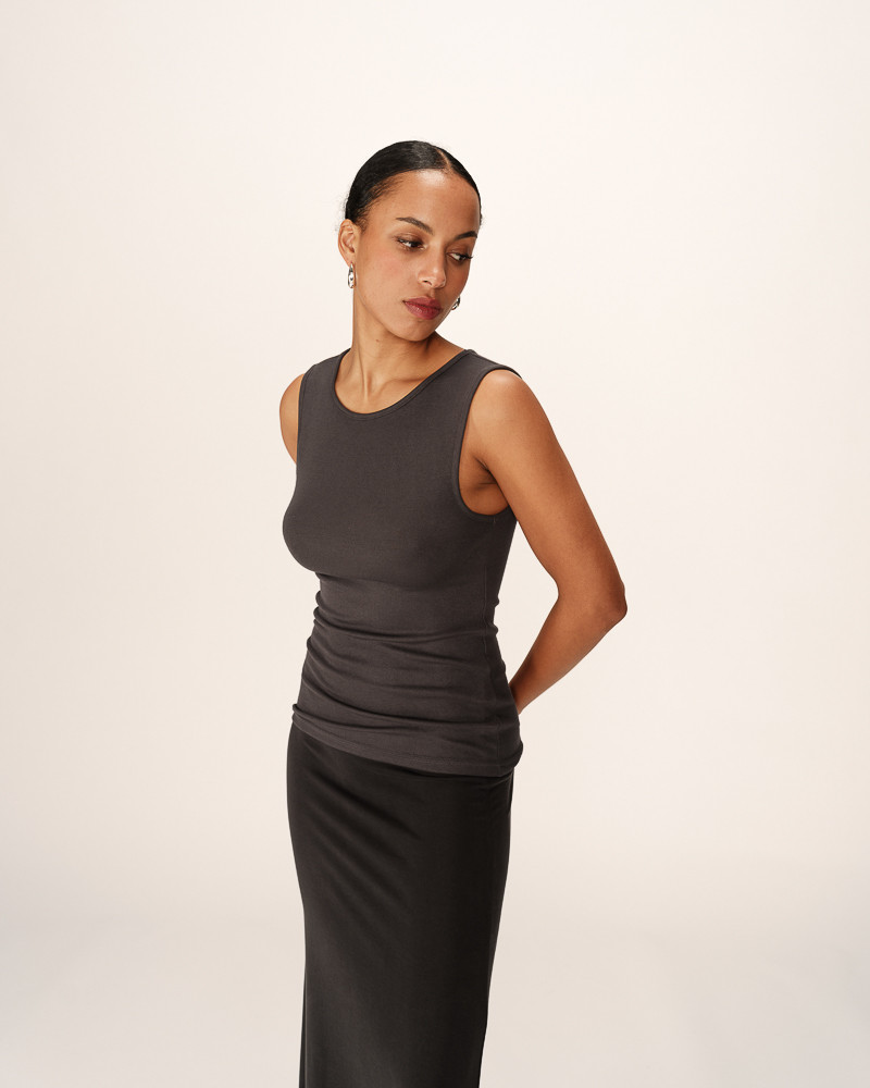 Grace & Mila T-SHIRT ANTHRACITE PAULIN