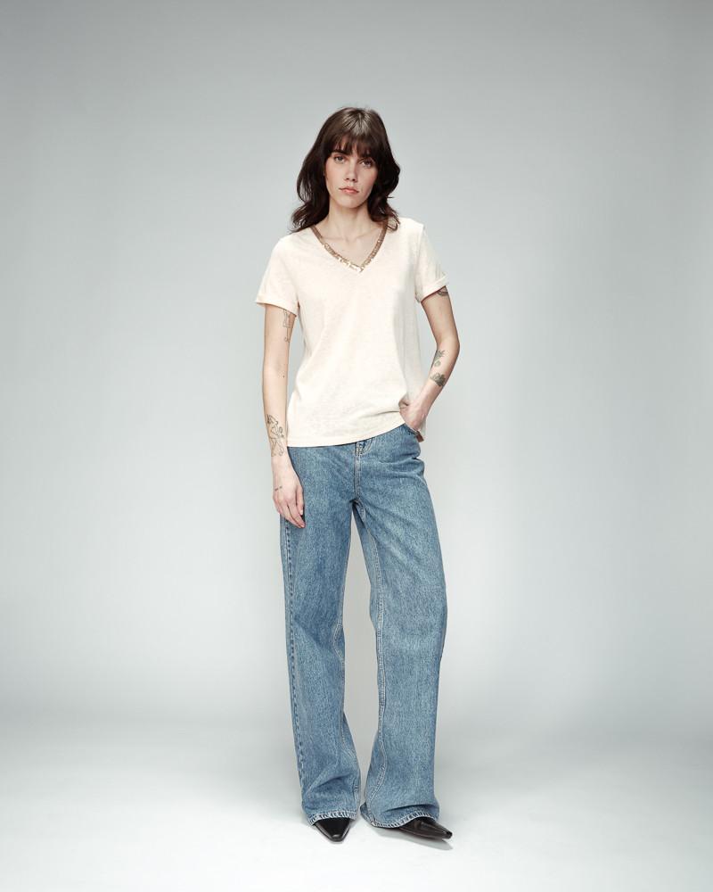 Grace & Mila T-SHIRT BEIGE ODELIE