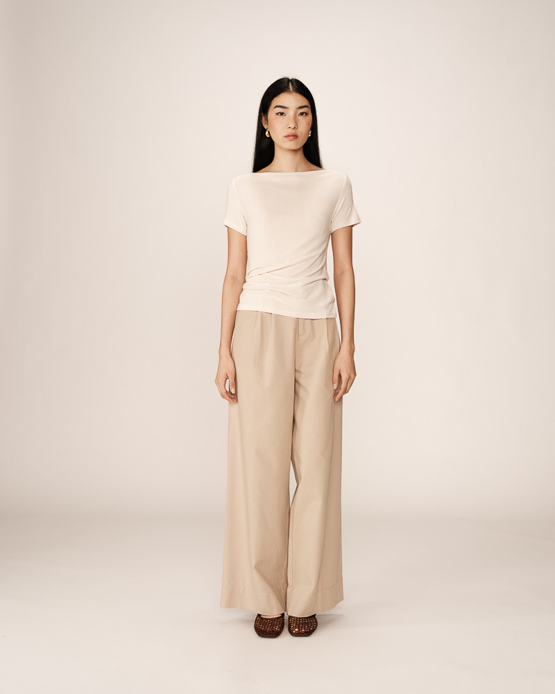 Grace & Mila T-SHIRT BEIGE PILAR