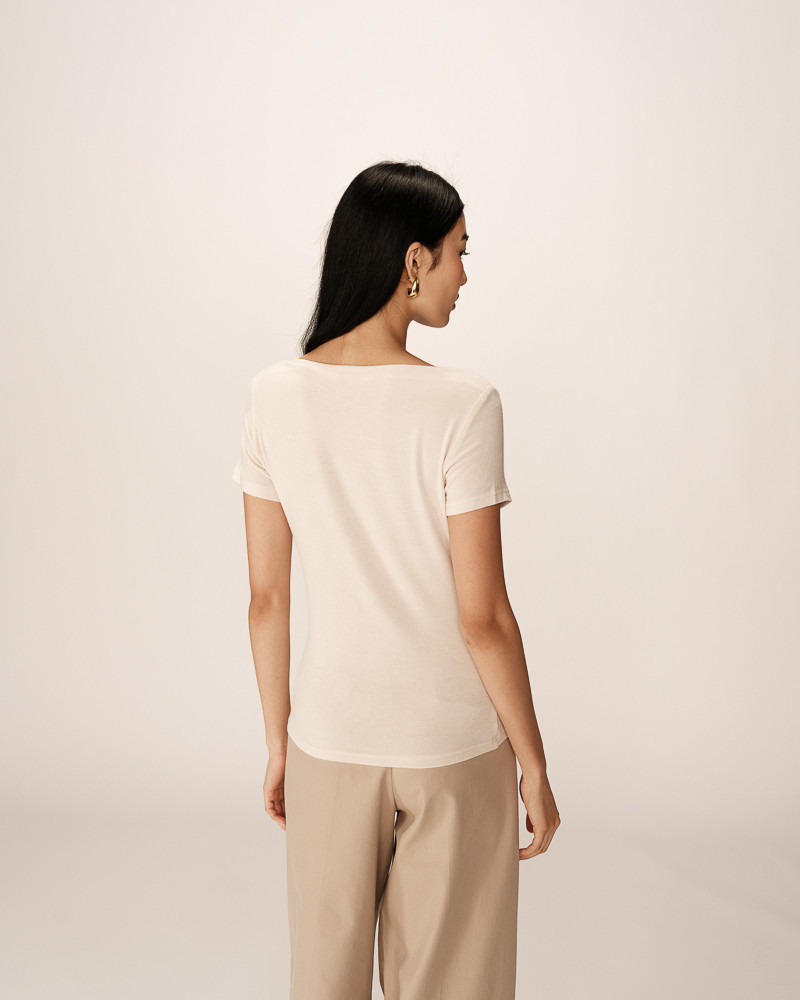 Grace & Mila T-SHIRT BEIGE PILAR