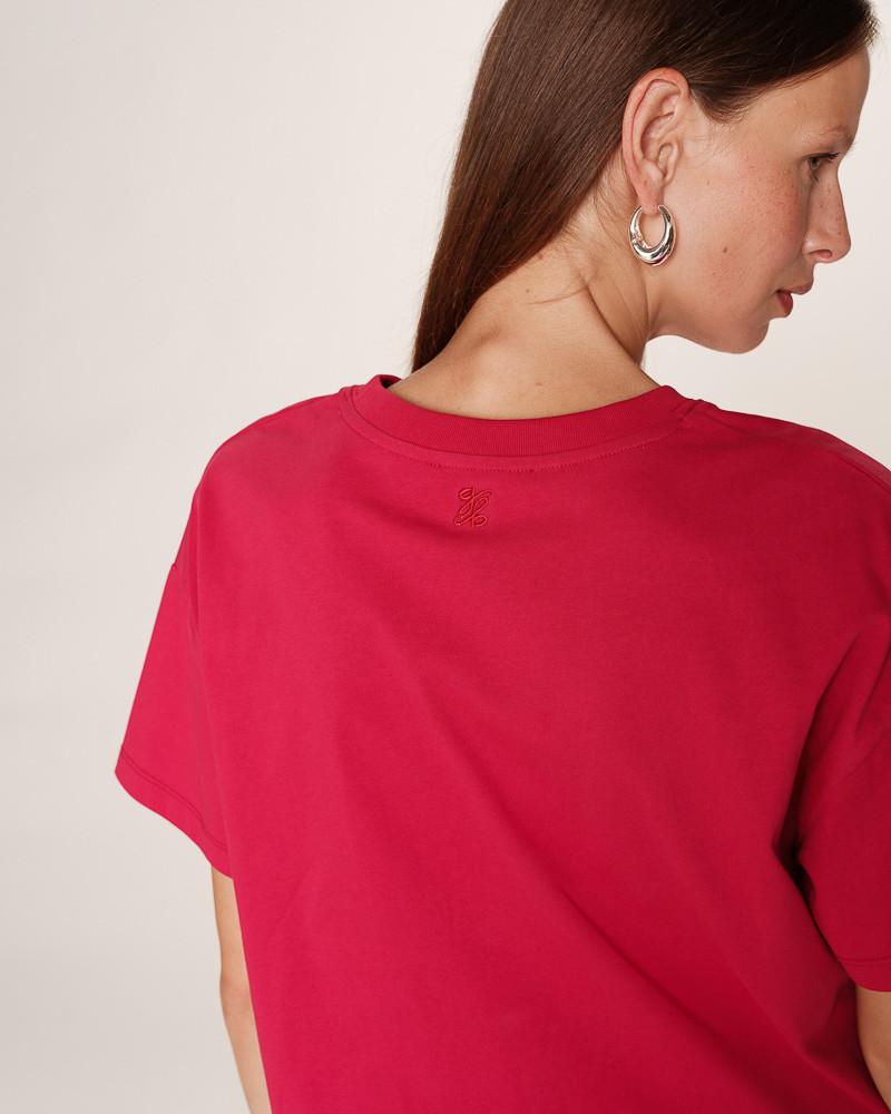 Grace & Mila T-SHIRT CERISE RODIN