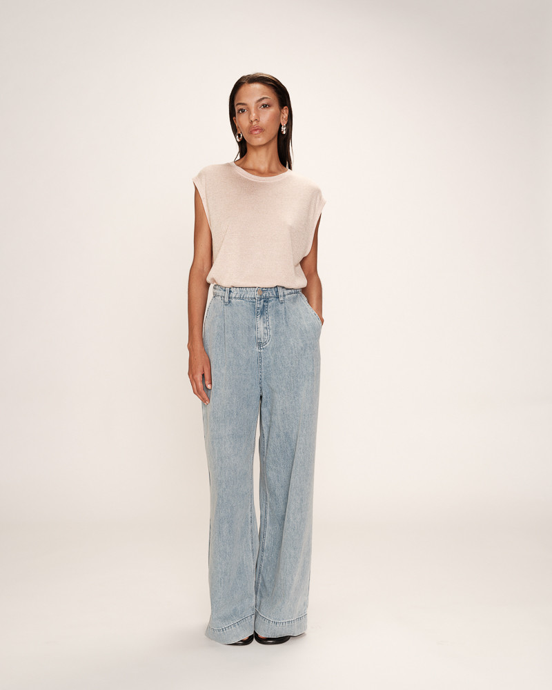 Grace & Mila T-SHIRT CHAMPAGNE RIMBAUD