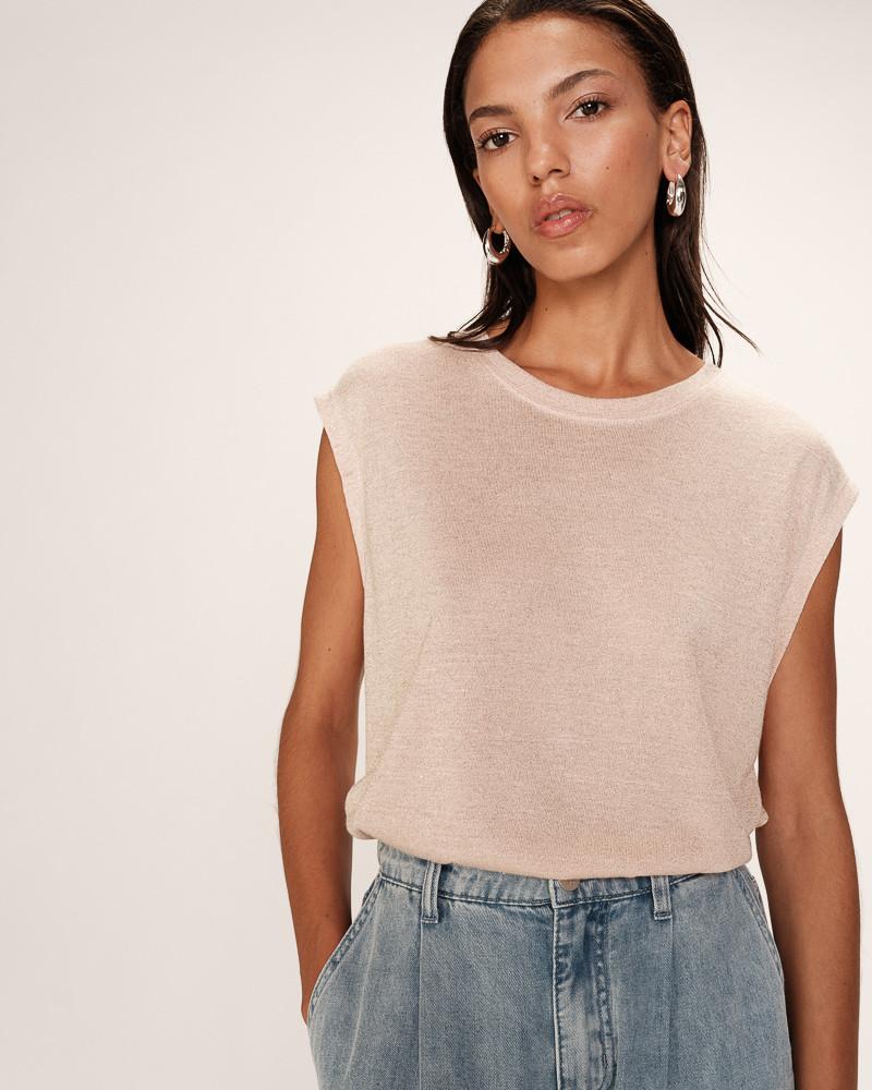 grace & mila T-SHIRT CHAMPAGNE RIMBAUD