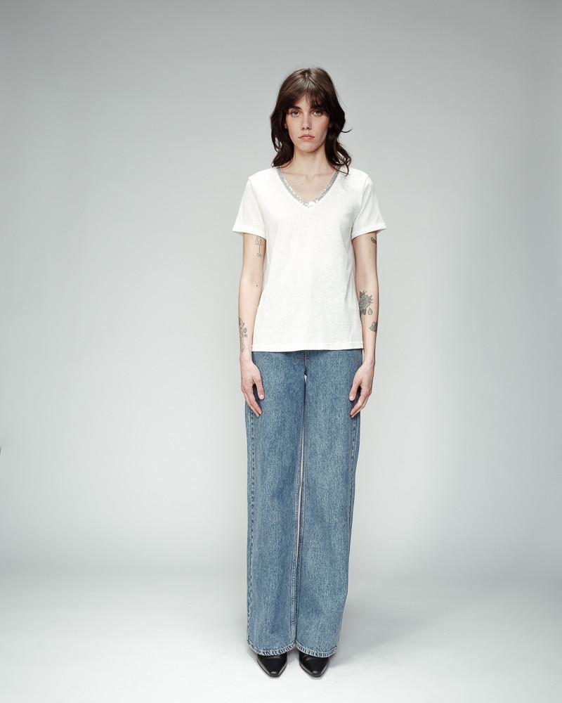 Grace & Mila T-SHIRT ECRU ODELIE