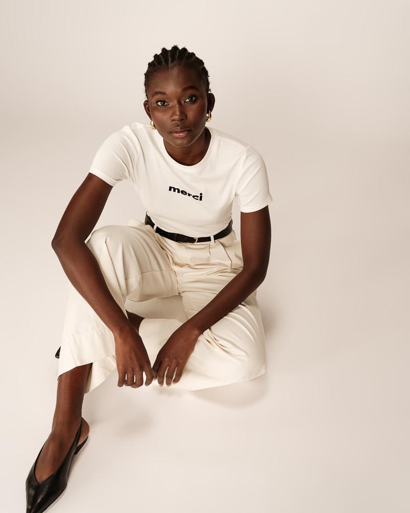 Grace & Mila T-SHIRT ECRU PAPA