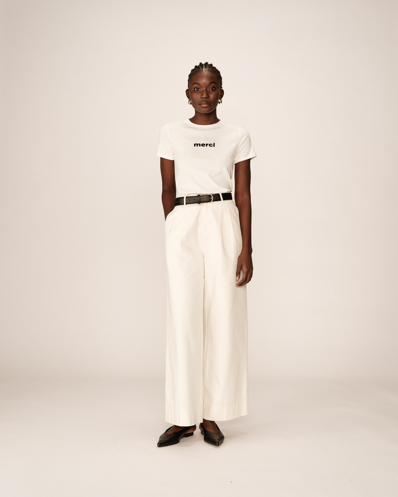 Grace & Mila T-SHIRT ECRU PAPA