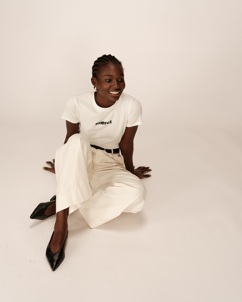 Grace & Mila T-SHIRT ECRU PAPA