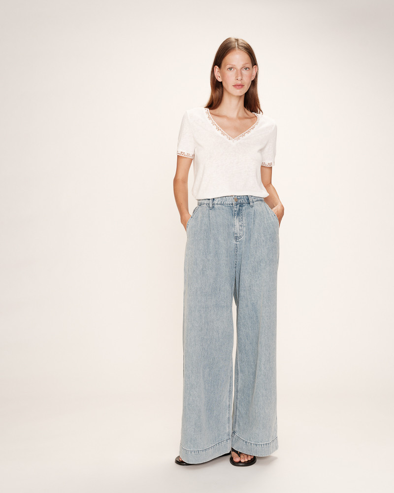 Grace & Mila T-SHIRT ECRU ROME