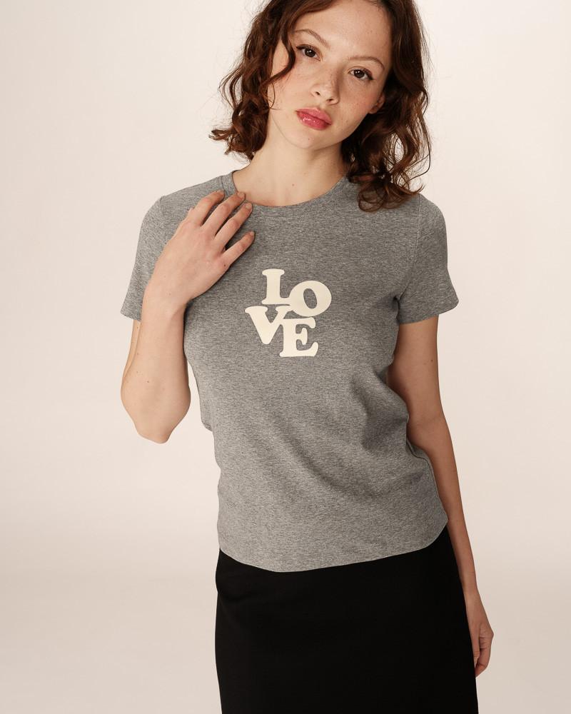 Grace & Mila T-SHIRT GRIS POUSSIN