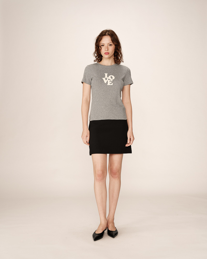 Grace & Mila T-SHIRT GRIS POUSSIN