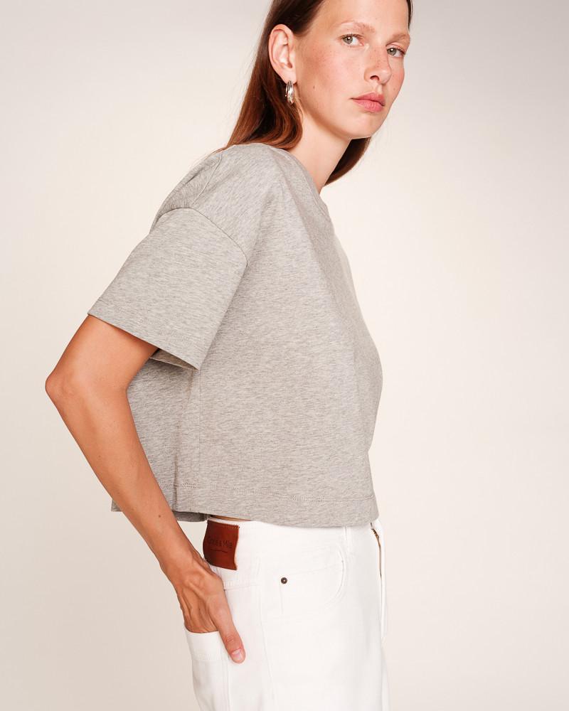 Grace & Mila T-SHIRT GRIS RODIN