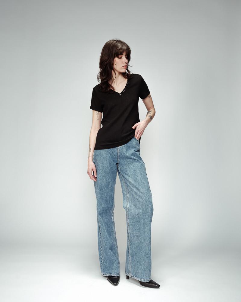 Grace & Mila T-SHIRT NOIR ODELIE