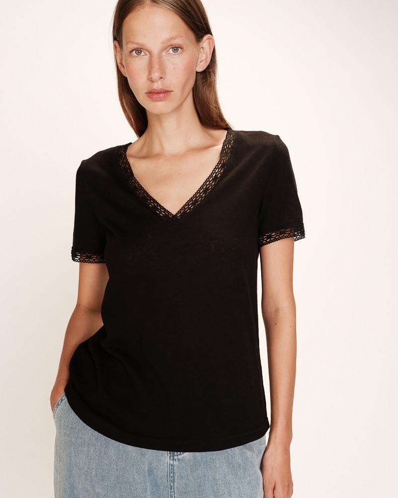 grace & mila T-SHIRT NOIR ROME