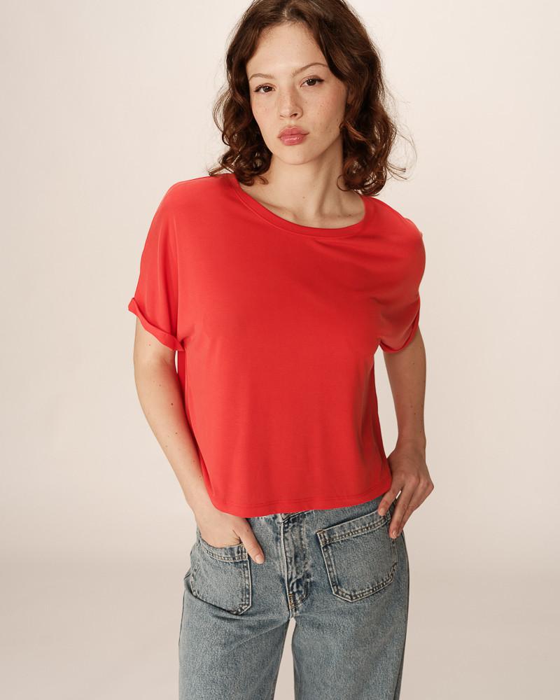 grace & mila T-SHIRT ROUGE PARMA