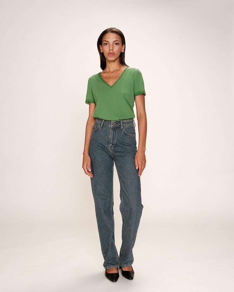 Grace & Mila T-SHIRT VERT ROME