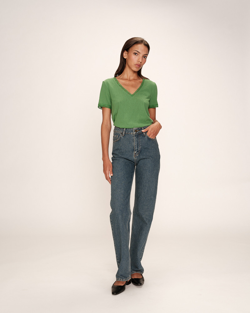 Grace & Mila T-SHIRT VERT ROME