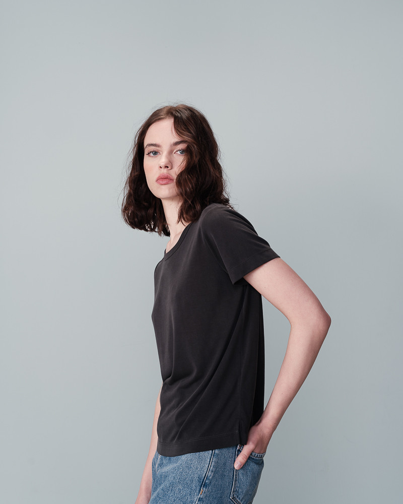 Grace & Mila TEESHIRT ANTHRACITE NELL