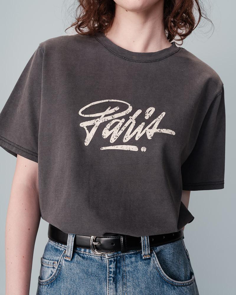 grace & mila TEESHIRT ANTHRACITE NIGHT