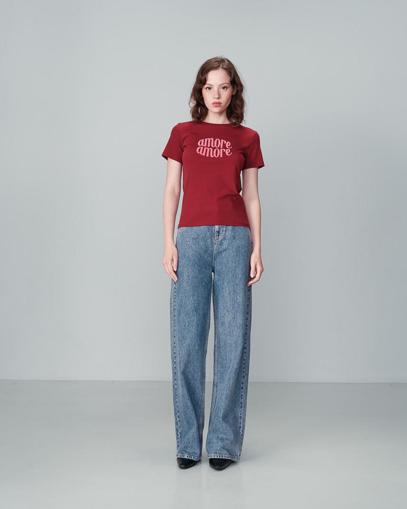 grace & mila TEESHIRT BORDEAUX NICOLETTE