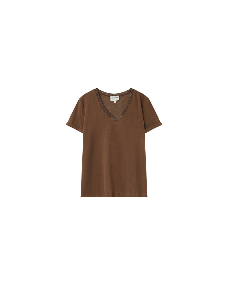 Grace & Mila TEESHIRT CHOCOLAT NOA