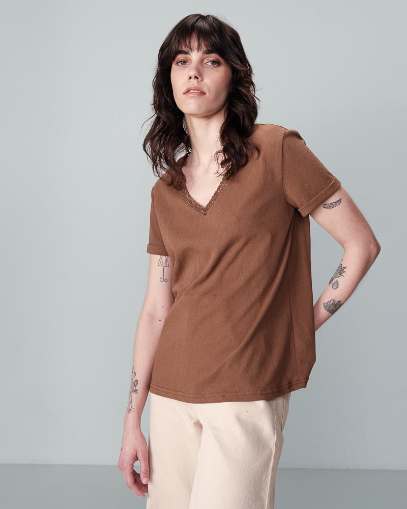 grace & mila TEESHIRT CHOCOLAT NOA