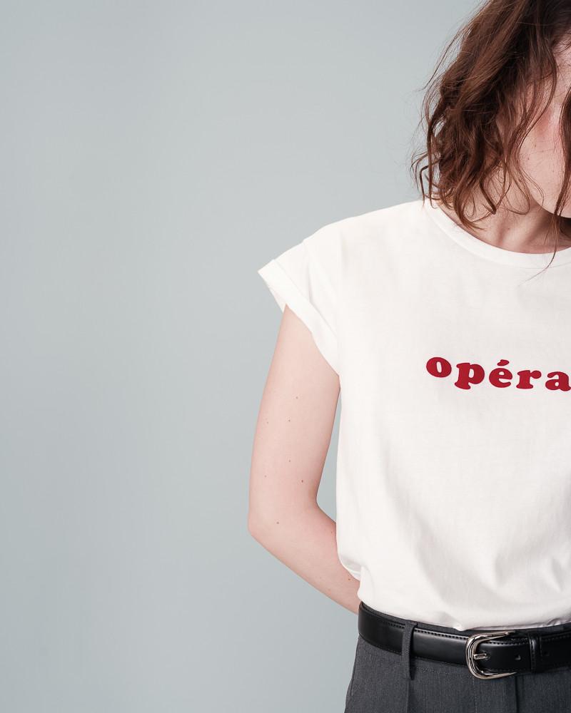 Grace & Mila TEESHIRT ECRU NOODLE