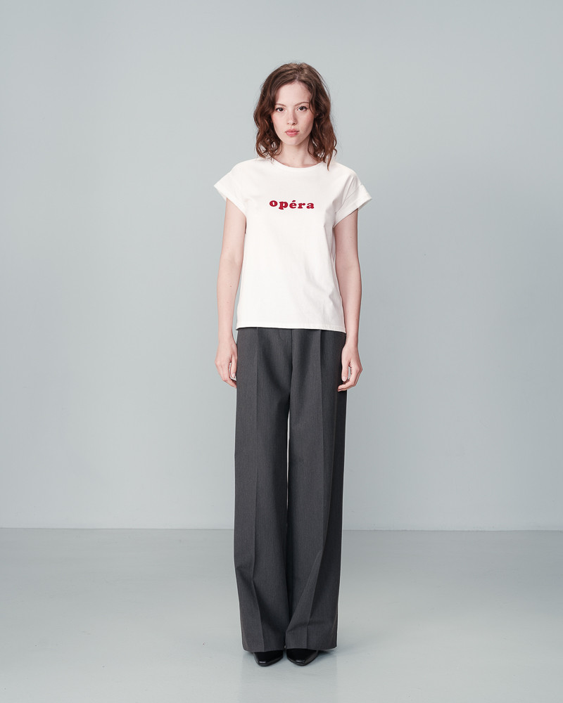 grace & mila TEESHIRT ECRU NOODLE