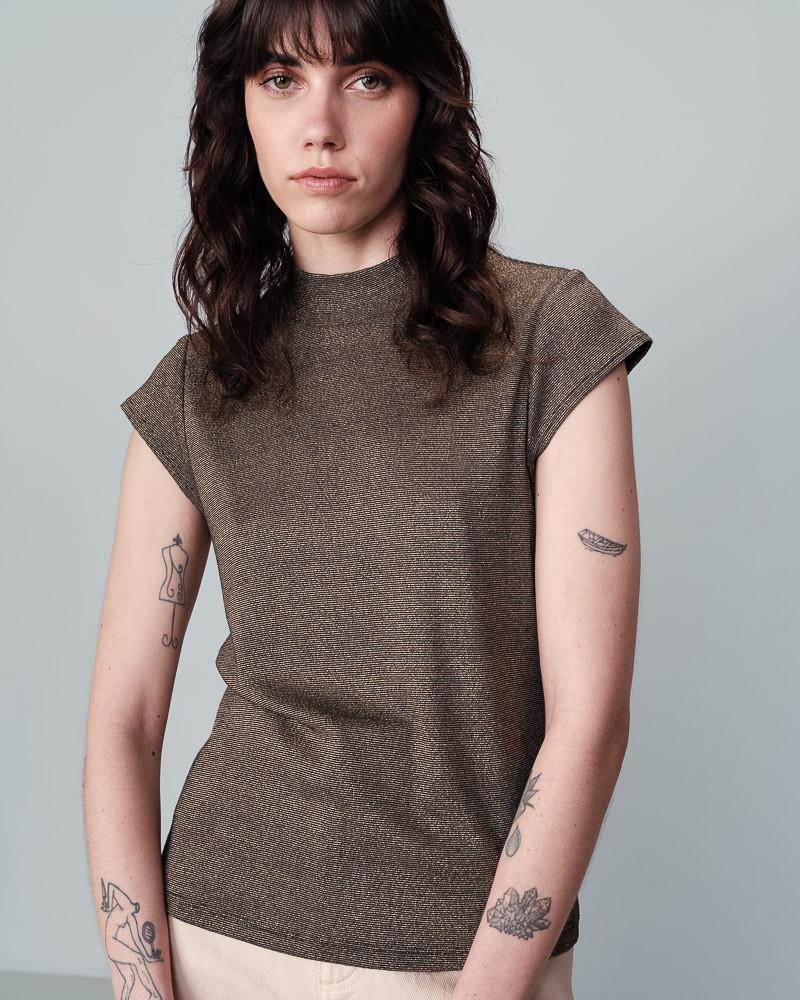 grace & mila TEESHIRT NOIR NECTAR