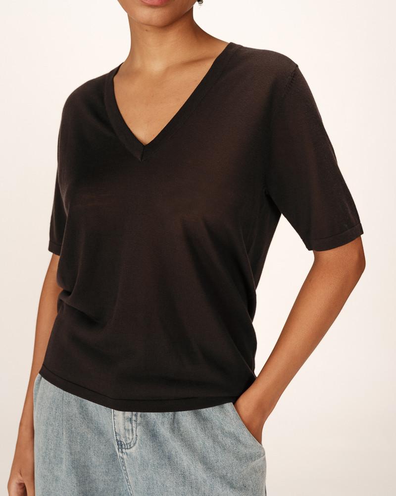 Grace & Mila TOP ANTHRACITE PADOUE