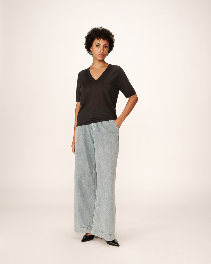 Grace & Mila TOP ANTHRACITE PADOUE
