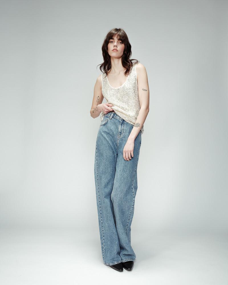 Grace & Mila TOP ARGENT ODE