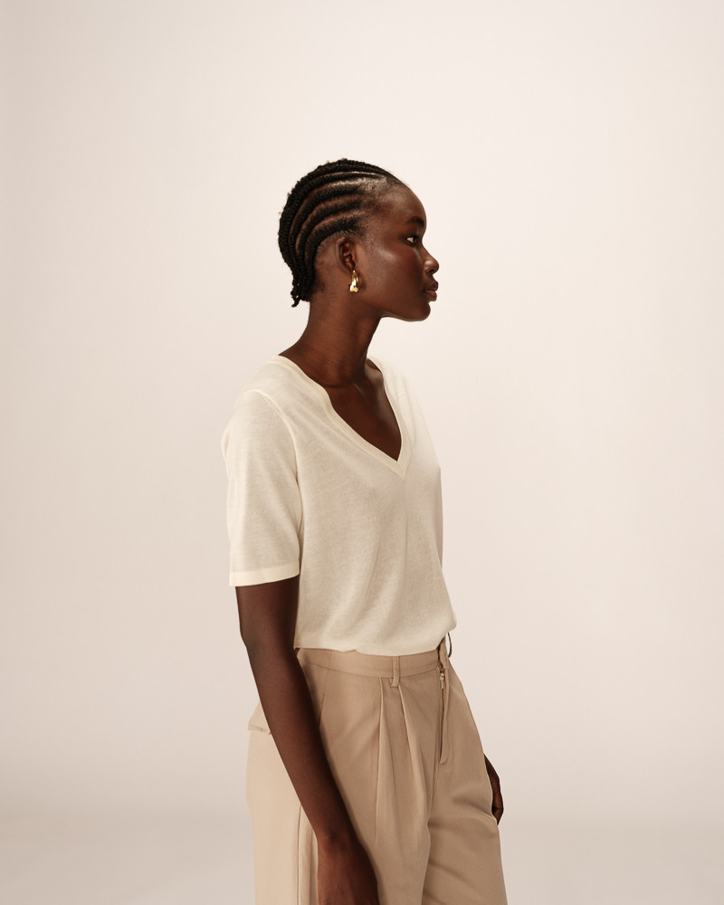 Grace & Mila TOP BEIGE PADOUE
