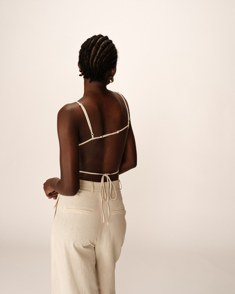 Grace & Mila TOP BEIGE PESTO