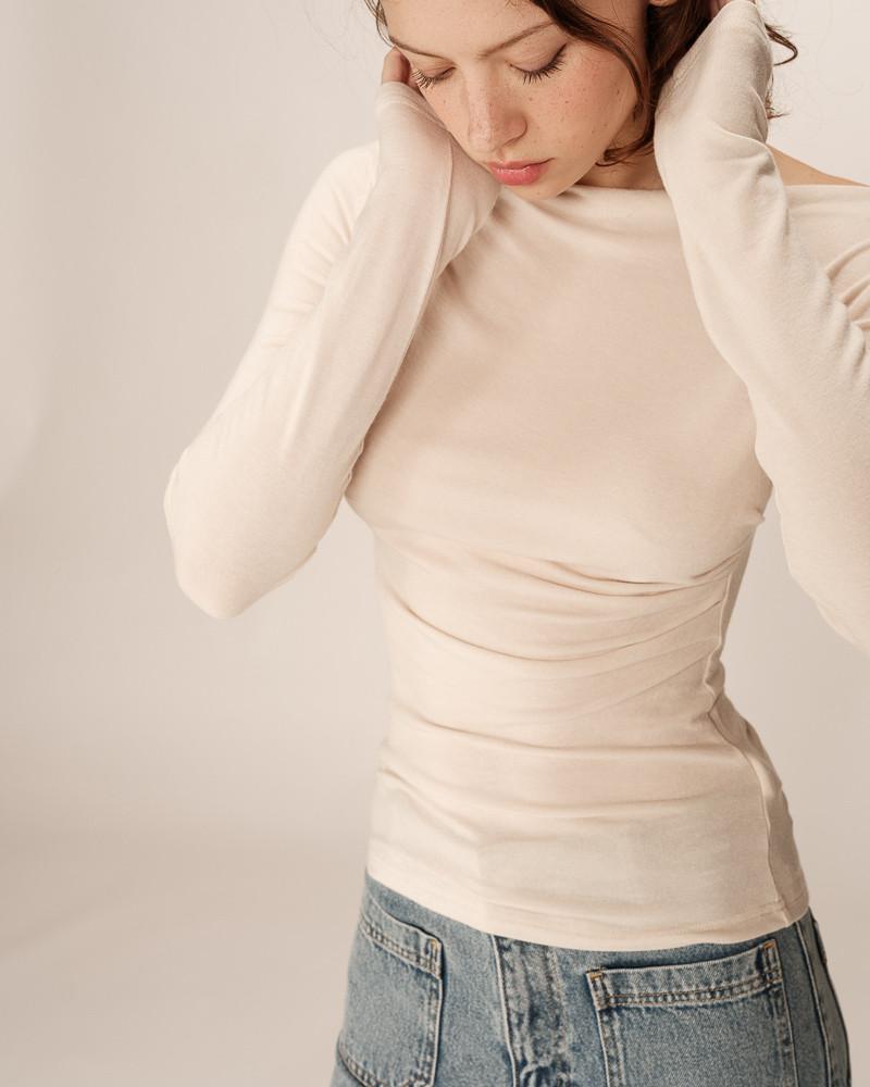 Grace & Mila TOP BEIGE PONTI