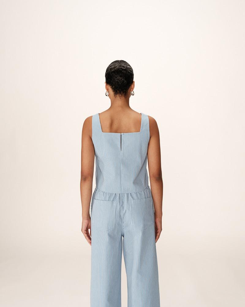 Grace & Mila TOP BLEU PEANUT